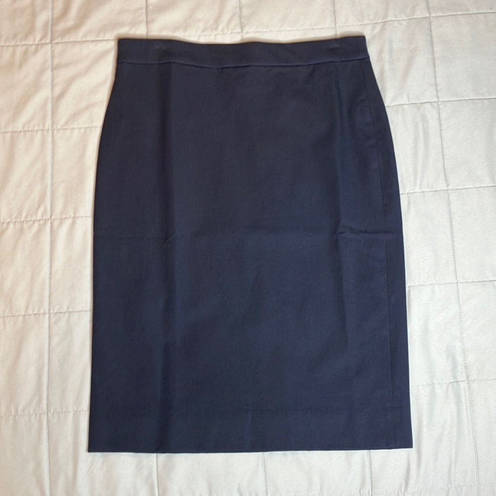 NWT J Crew No 2 Pencil Skirt Women’s 8T Navy